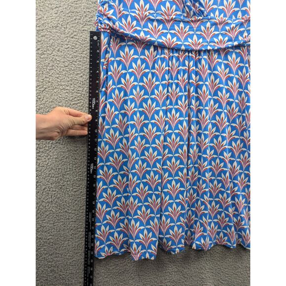 Boden Effie V-Neck Stretch Jersey Faux Wrap Dress Women's size 16 Style J0585 - Picture 3 of 14